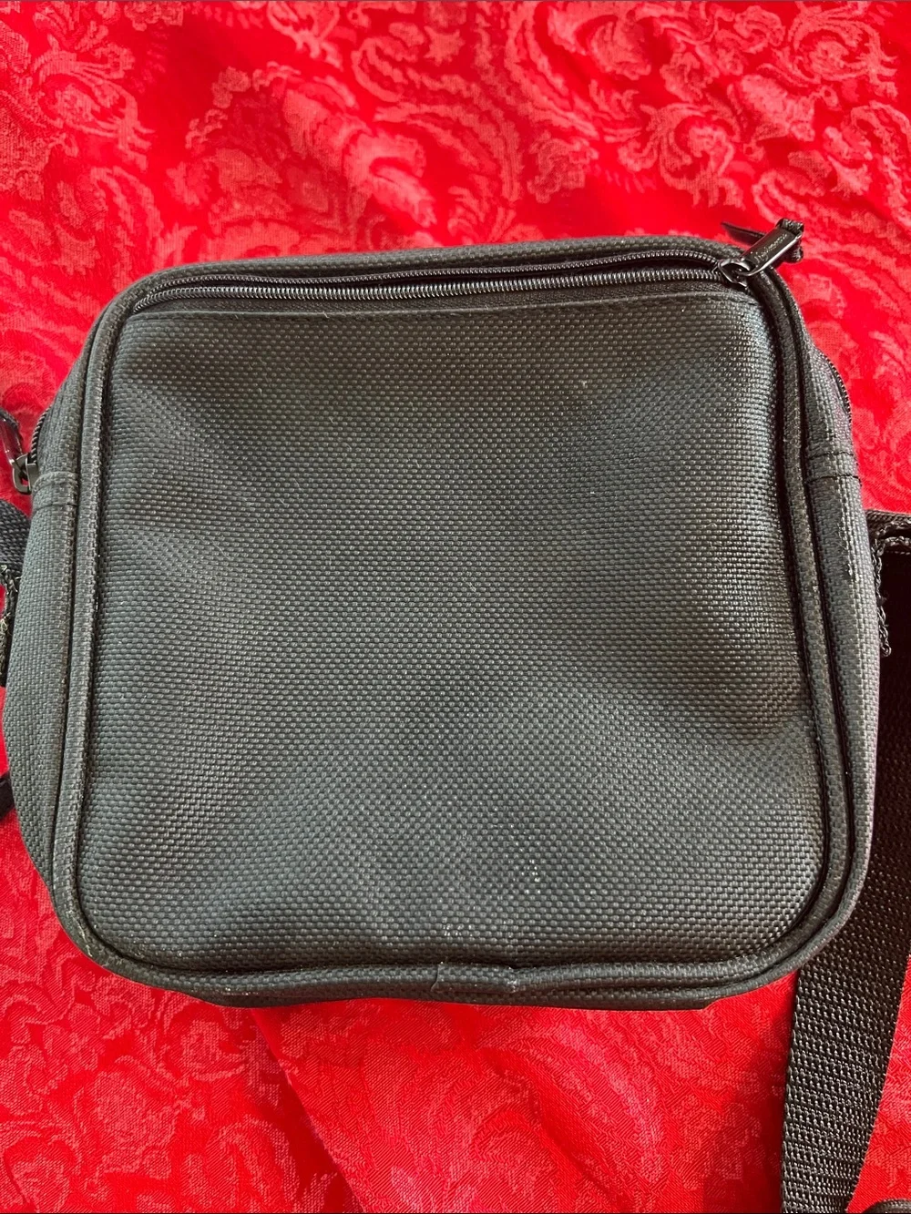 Music Movers Black Crossbody Bag Adjustable Strap Travel Utility Bag